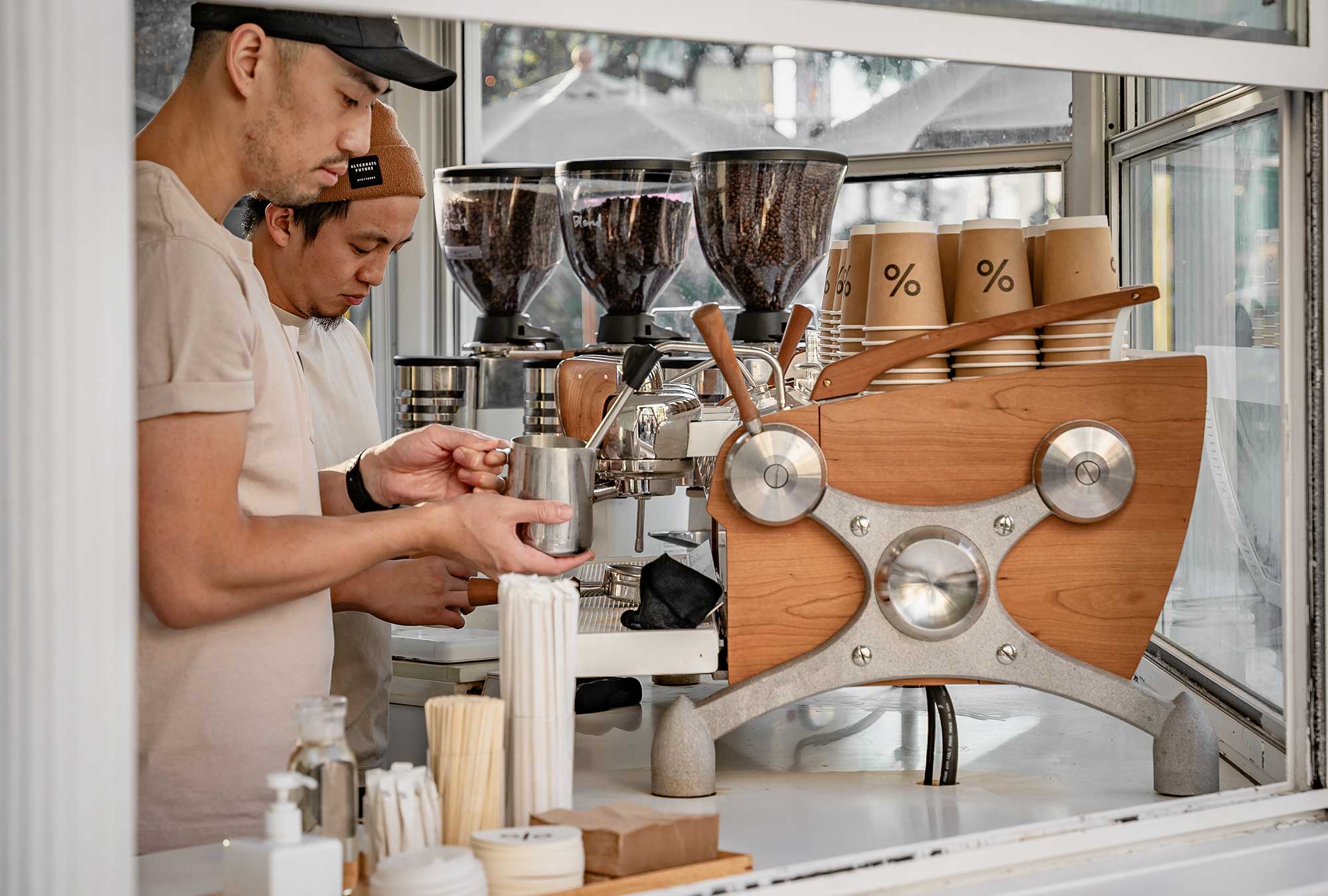 % ARABICA Baristas at the Grove, Los Angeles