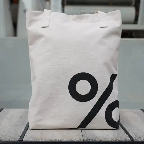 % ARABIC tote bag, cotton, white 11L