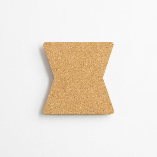 % ARABICA cork coaster with Chemex motif.