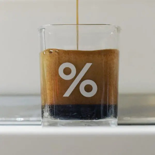 % ARABICA shot glass