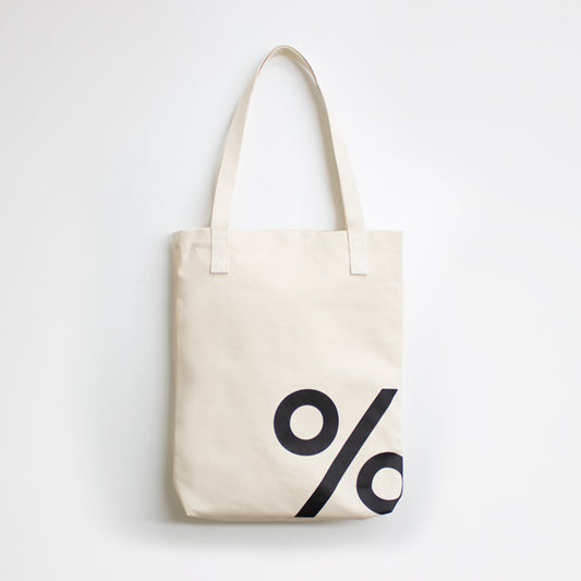 % ARABIC tote bag, cotton, white 11L